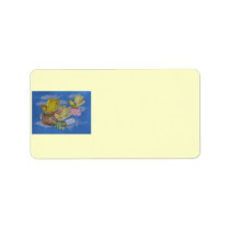 Birds on the Move New Address Announcement labels