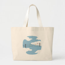 Birds on Wires Canvas Bags