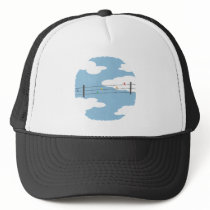 Birds on Wires hats by evisionarts Birds on Wires hats