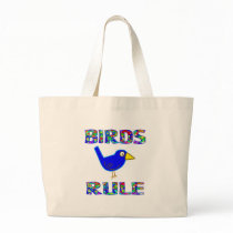 BIRDS RULE CANVAS BAG