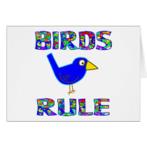 BIRDS RULE CARD