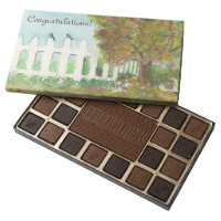 Birds Shelter in an Autumn Tree (Watercolor) 45 Piece Assorted Chocolate Box