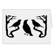 Birds Silhouette Card