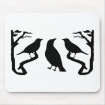 Birds Silhouette Mouse Mat