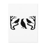 Birds Silhouette postcards