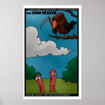 Birds & Worms The Grim Beaker Funny Posters