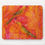 Birdsong Wispy Illustration Mousepad