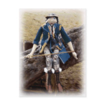 Birdwatcher Doll Postcard