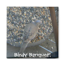Birdy Banguet! magnets by codfishlady Birdy Banguet! magnets