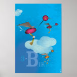 Birdy Bots - BLUE Posters