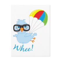 Birdy Parachute Post Card