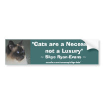 BIRMAN RAGDOLL CAT Collection Bumper Sticker