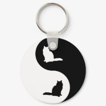 Birman Yin Yang keychains