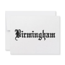 Birmingham, Alabama invitations