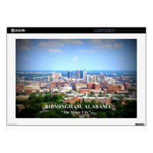 Birmingham, Alabama Skyline Skin For 17" Laptop