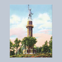Birmingham Alabama Vulcan on Red Mountain canvas prints