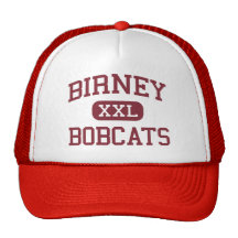 Birney - Bobcats - Middle - Southfield Michigan Trucker Hats
