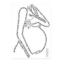 Birth Affirmations Line Art posters by blkhorses1975 Birth Affirmations Line Art posters