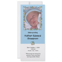 Birth Announcement - Baby Border