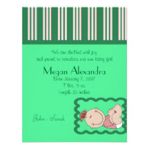 Birth Announcement Baby Girl