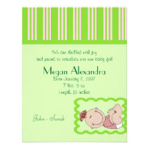 Birth Announcement Baby Girl