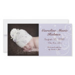 Birth Announcement for a girl Customized Photo Card
