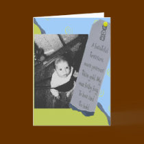 Birth Announcement for Baby Boy Template cards