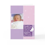 Birth Announcement: Hush Said the Moon Greeting Card