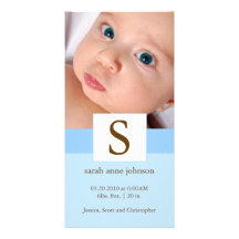 Birth Announcement Personalized Photo Card