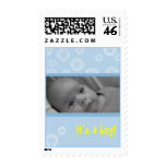 birth announcement photo stamp