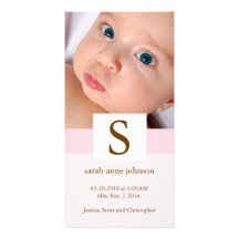Birth Announcement Picture Card