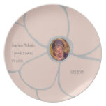 Birth announcement plate