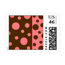 Birth Announcement Postage :: Polk A Dots 1 postage