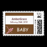Birth Announcement Postage Stamp stamps