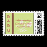 Birth Announcement Postage Stamp stamps