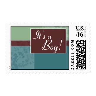 Birth Announcement postage stamps stamp