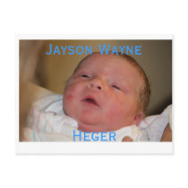 Birth Announcement Postcards
