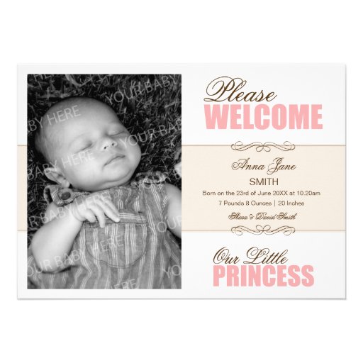 Birth Announcement - Princess 2