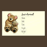 Birth Announcement Profile Card business cards