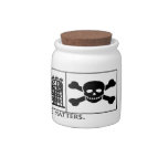 "Birth. Coasters. Death." Stash Jar Candy Dishes
