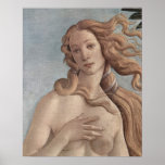 Birth if Venus (detail) by Botticelli Poster