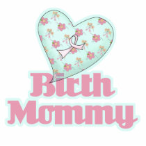 Birth Mommy Pink Ribbon Heart photo sculptures by doonidesigns Birth Mommy Pink Ribbon Heart photo sculptures
