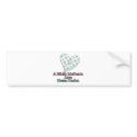 Birth Mothers Love Never Fades bumper stickers