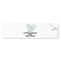 Birth Mothers Love Never Fades bumper stickers by doonidesigns Birth Mothers Love Never Fades bumper stickers