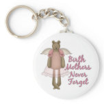 Birth Mothers Never Forget Teddy Bear Design Key Chains