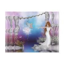 Birth of a Fairy Fantasy Elf Magic Postcards