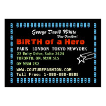 BIRTH of a Hero - Vintage Style Business Card Template