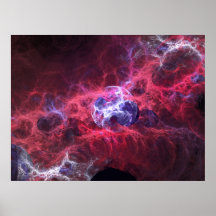 Birth of a Star Fractal Art Print