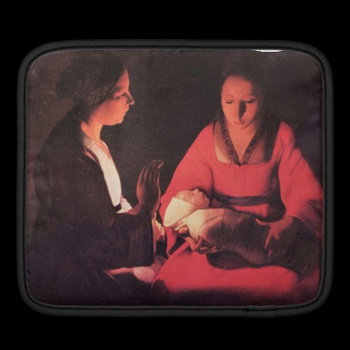 Birth of Christ by Georges de La Tour Sleeves For Ipads