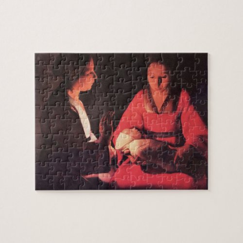Birth of Christ by Georges de La Tour Jigsaw Puzzle
